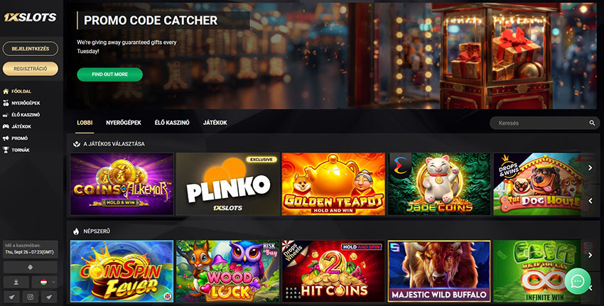 1xSlots kaszinó áttekintése