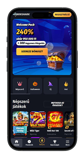 Winshark kaszinó áttekintése