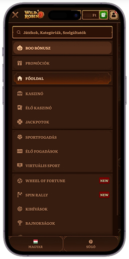 Az online kaszinó mobil változata