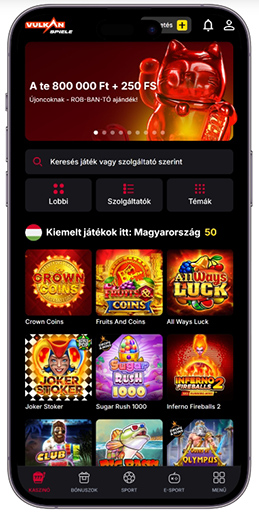 Mobil online kaszinó