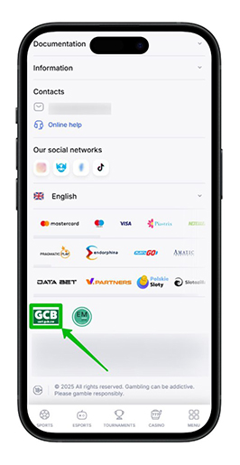 A Vulkan Bet kaszinó engedélye