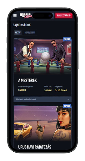 A Mafia Casino által szervezett versenyek