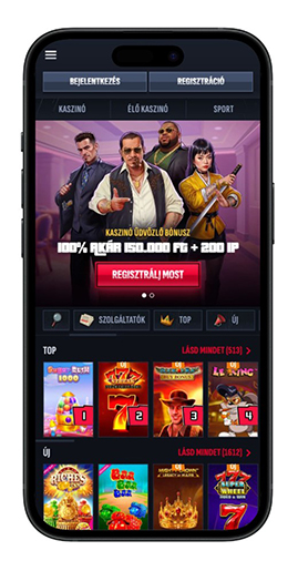 A Mafia Casino hivatalos oldala