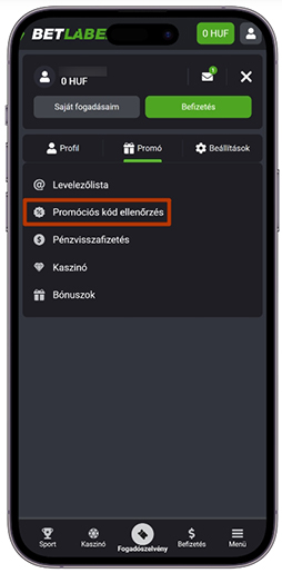 Oldal a bónuszokkal