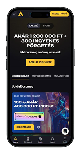 Bónuszok az Amonbet Casinoban