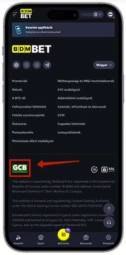 Az engedély megerősítése