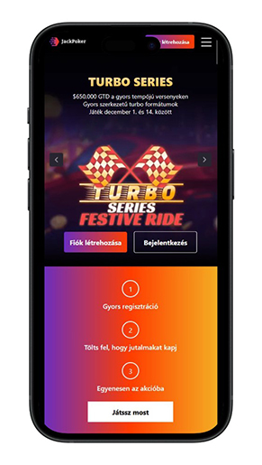 A JackPoker hivatalos oldalának formatervezése