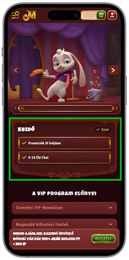 Hűségprogram részleg