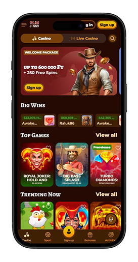 A Playjonny hivatalos oldalának formatervezése