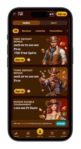 Bónuszok a Playjonny kaszinóban