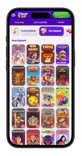 Nyerőgépek a RoboCat online kaszinóban