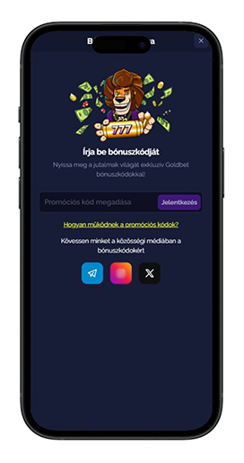 Goldbet promóciós kódok