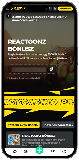 Oldal a promóciós kódokkal