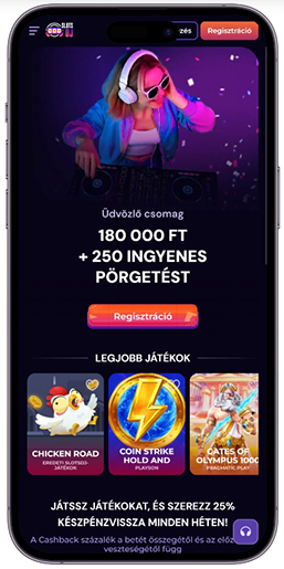 A kaszinó hivatalos weboldala