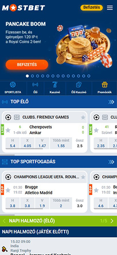 A Mostbet hivatalos weboldala