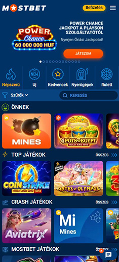 A Mostbet játékautomaták áttekintése
