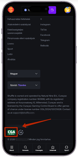 Az engedély megerősítése