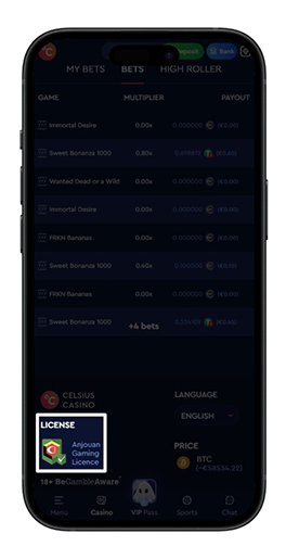 A Celsius kaszinó áttekintése
