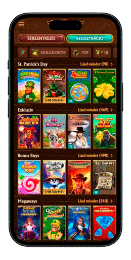 Nyerőgépek az AmunRa kaszinóban