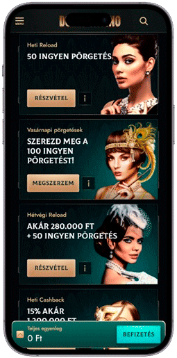 Oldal a kaszinó bónuszokkal
