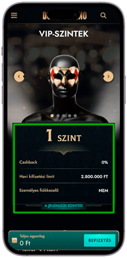 Hűségprogram oldal
