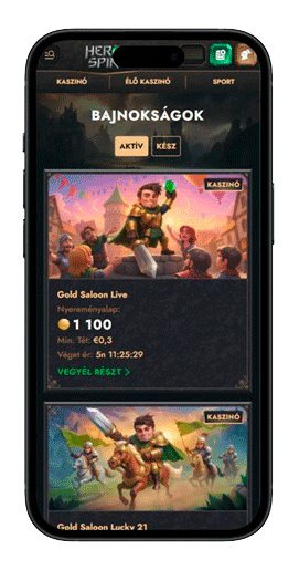 HeroSpin kaszinó versenyek