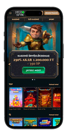 HeroSpin kaszinó áttekintő