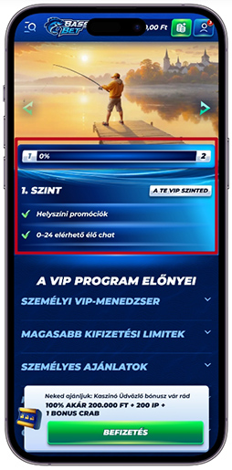 Hűségprogram oldal