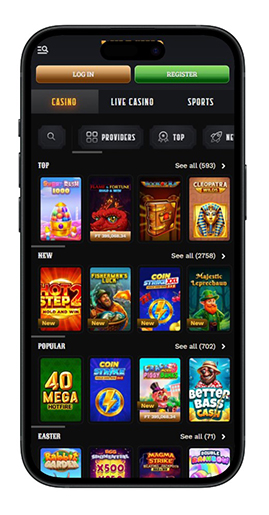 Szerencsejátékok a Wildsino kaszinóban