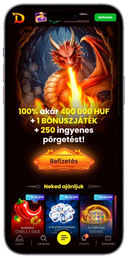 A kaszinó hivatalos oldala