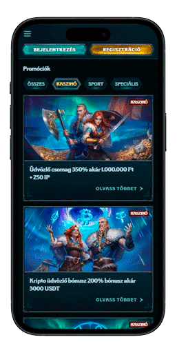 Bónuszok a Ragnaro online kaszinóban
