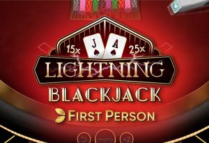 First Person Lightning Blackjack