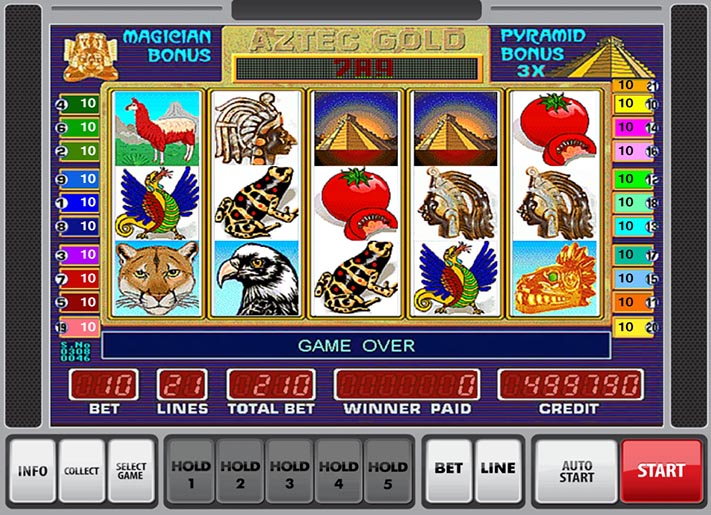 Játékautomata a Megajack szolgáltatótól