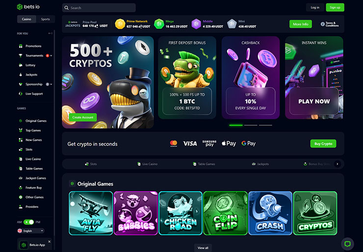 Bets io kaszinó