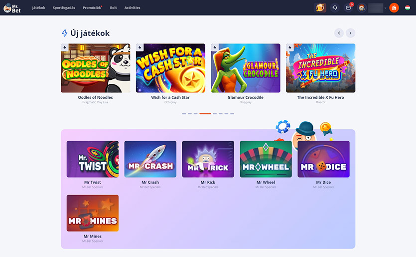 Mr Bet kaszinó
