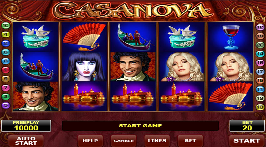 A Kasanova játékautomata