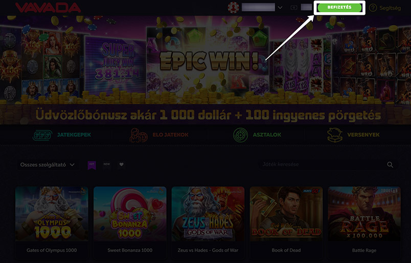 Kaszinó minimális befizetéssel