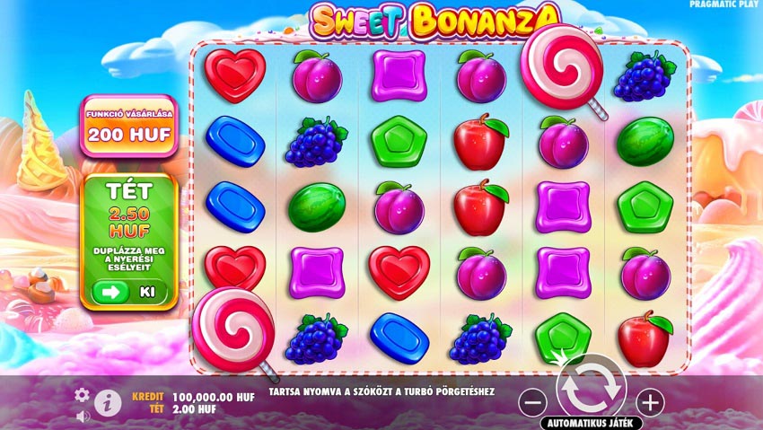 Sweet Bonanza játékmenet