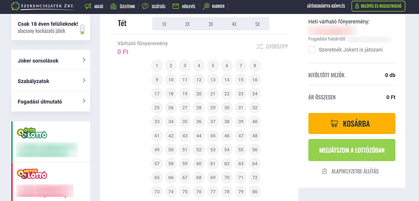 A nemzeti szervező hivatalos honlapja