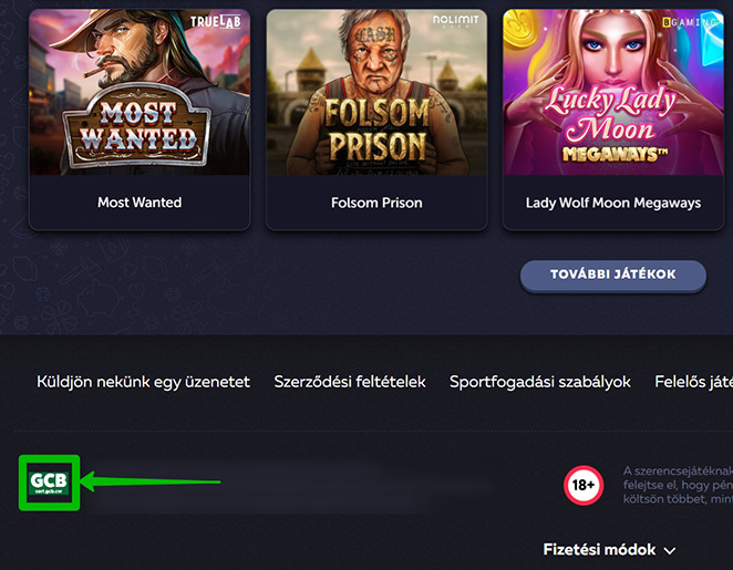 Engedélyezett kaszinók