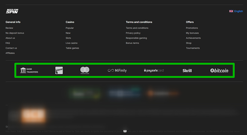 Kifizetések a kaszinókban