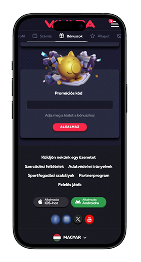 Promóciós kódok a cashbackhez a kaszinóban