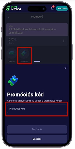 BetMatch online kaszinó